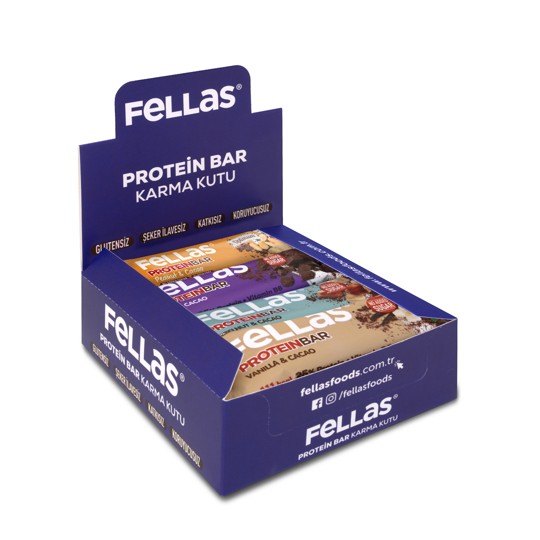 Protein Bar - Mixed Box 32g x 12 (4 Flavors)